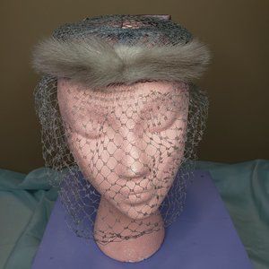 Vintage ladies hat with blusher